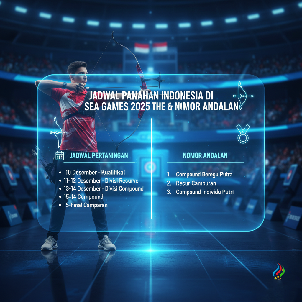 Jadwal Panahan Indonesia SEA Games 2025 dan Target Emas
