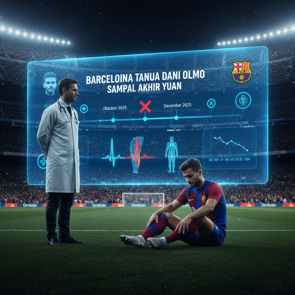 Barcelona Kehilangan Dani Olmo Sampai Tahun Baru